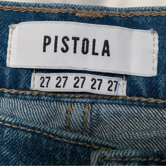 Pistola Distressed Blue Jeans - Picture 3 of 5